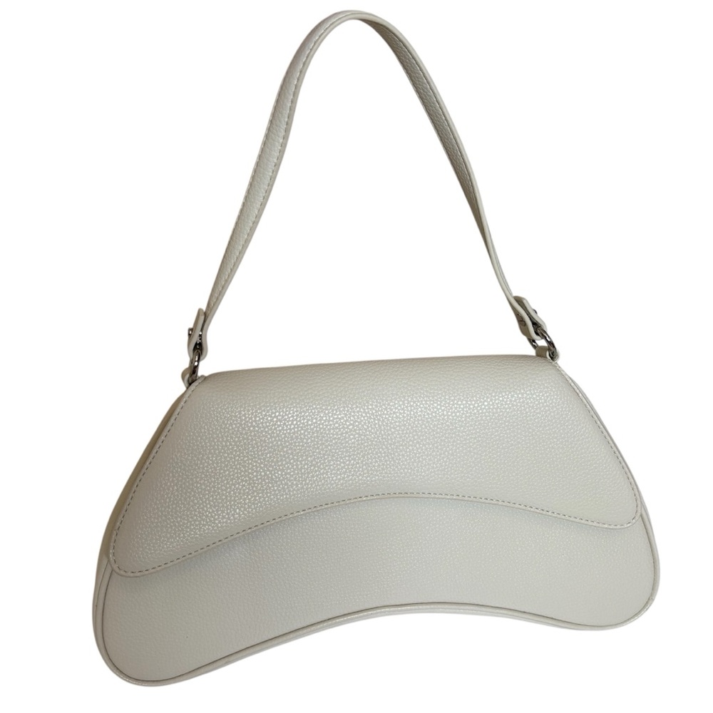 NWT Simon Miller Boom Flap Faux-Leather Shoulder Bag White